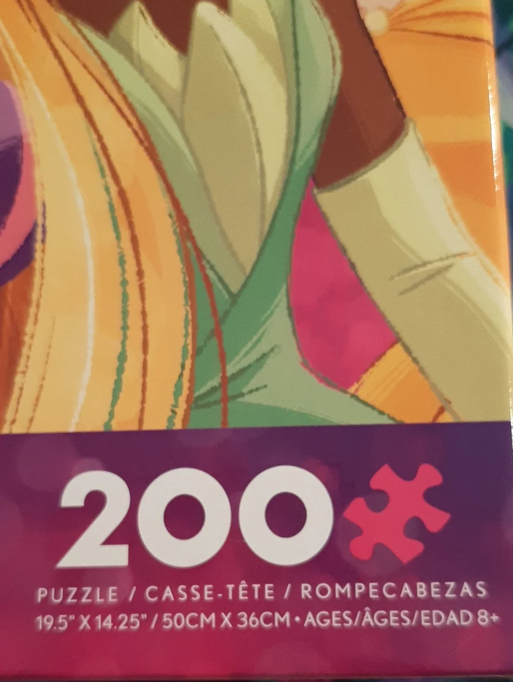 2 Disney Princess Puzzles -200 Pieces
